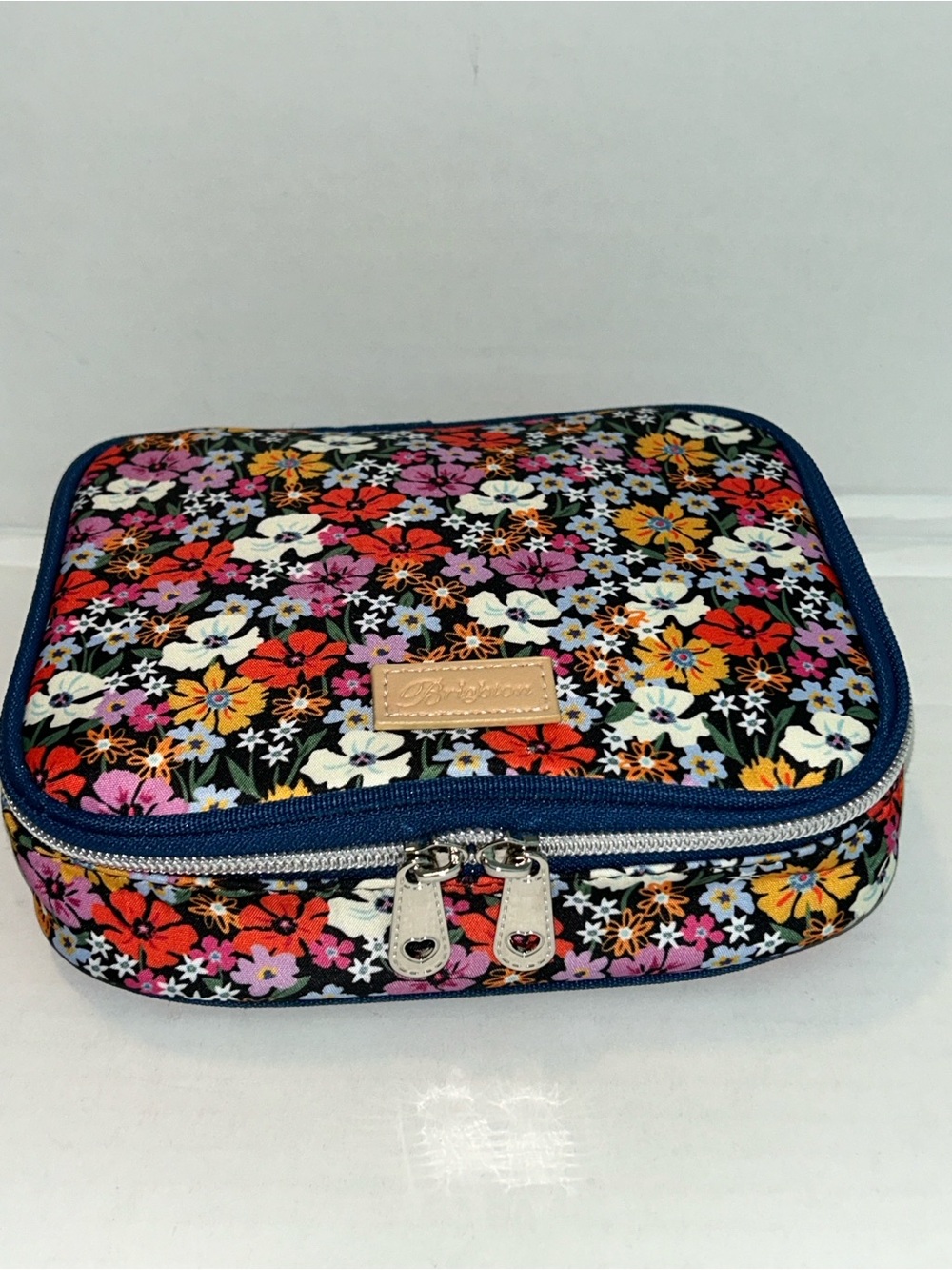 Brighton travel jewelry case box zip around